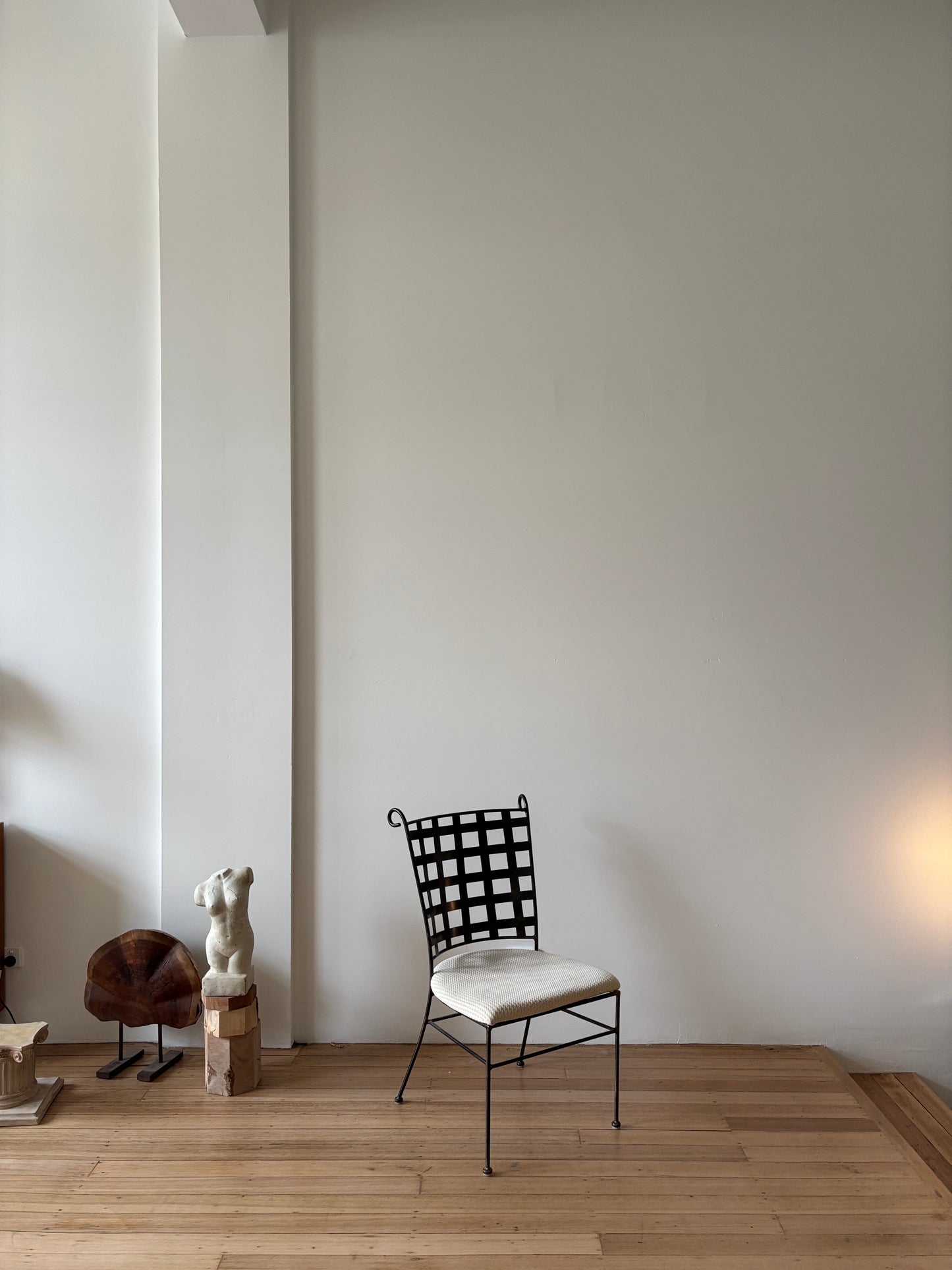 *CUSTOM* Set x 6 Curly Wrought Iron Chairs