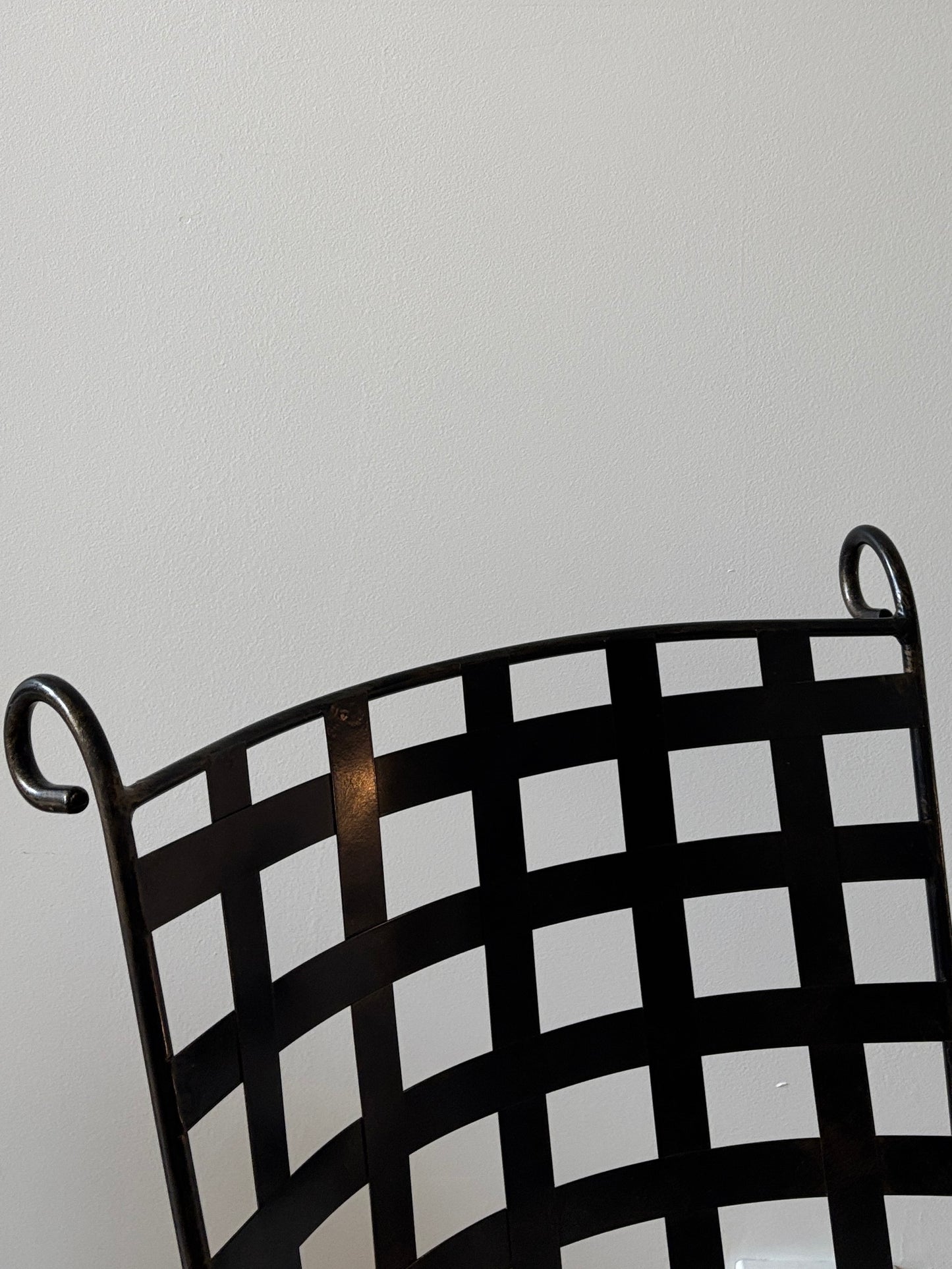 *CUSTOM* Set x 6 Curly Wrought Iron Chairs