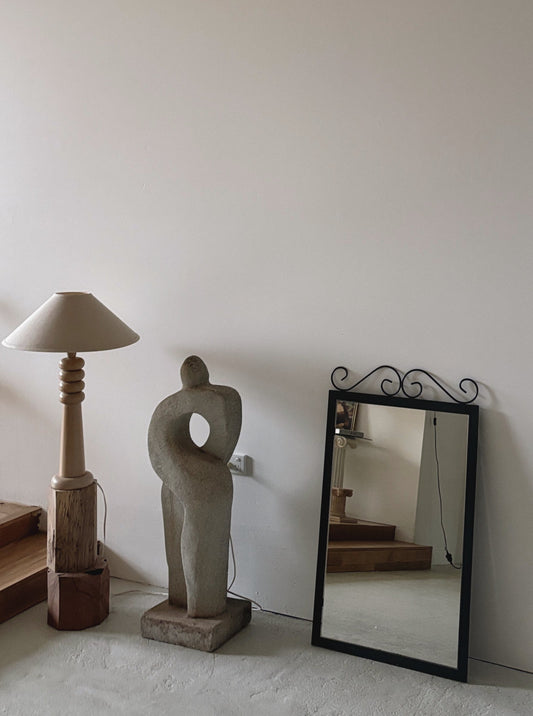 Curly Steel Mirror