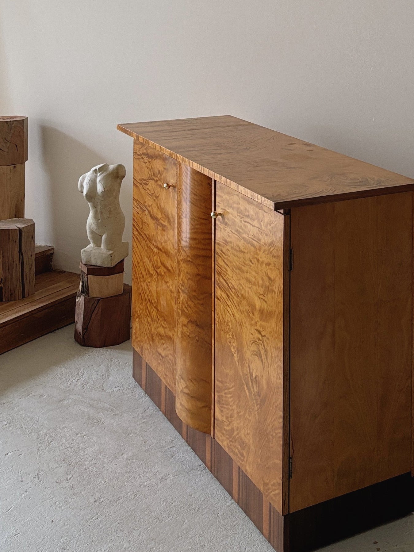 Art Deco Burr Sideboard