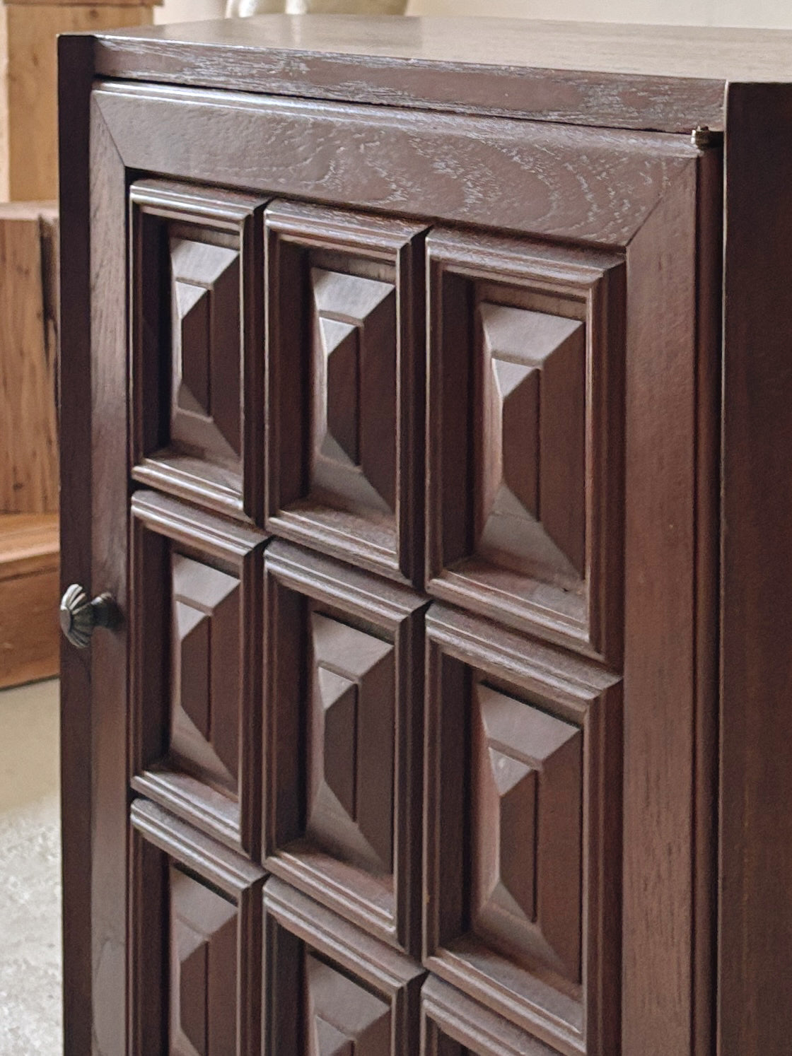 Brutalist Cabinet 1970s