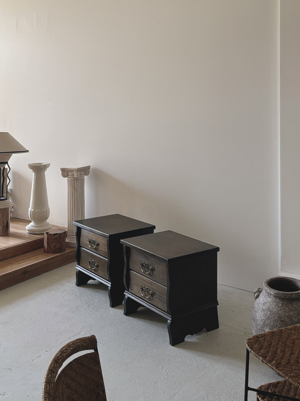 Brutalist Bedside Tables