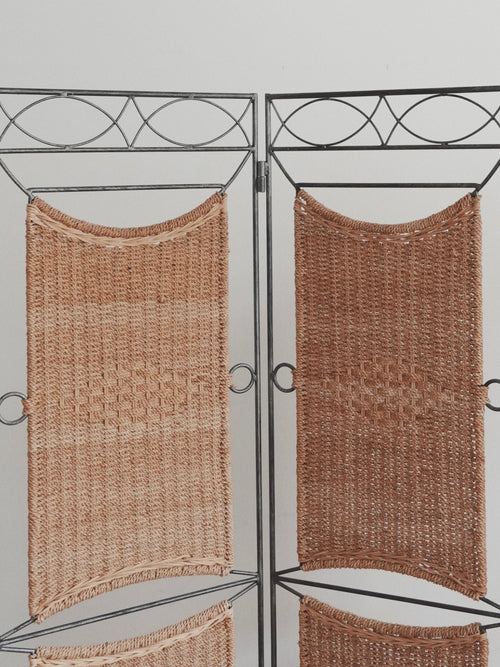 Wrought Iron Folding Screen