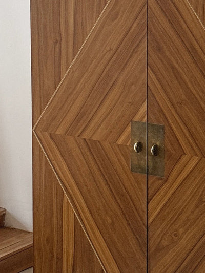 Art Deco Style Inlay Cabinets