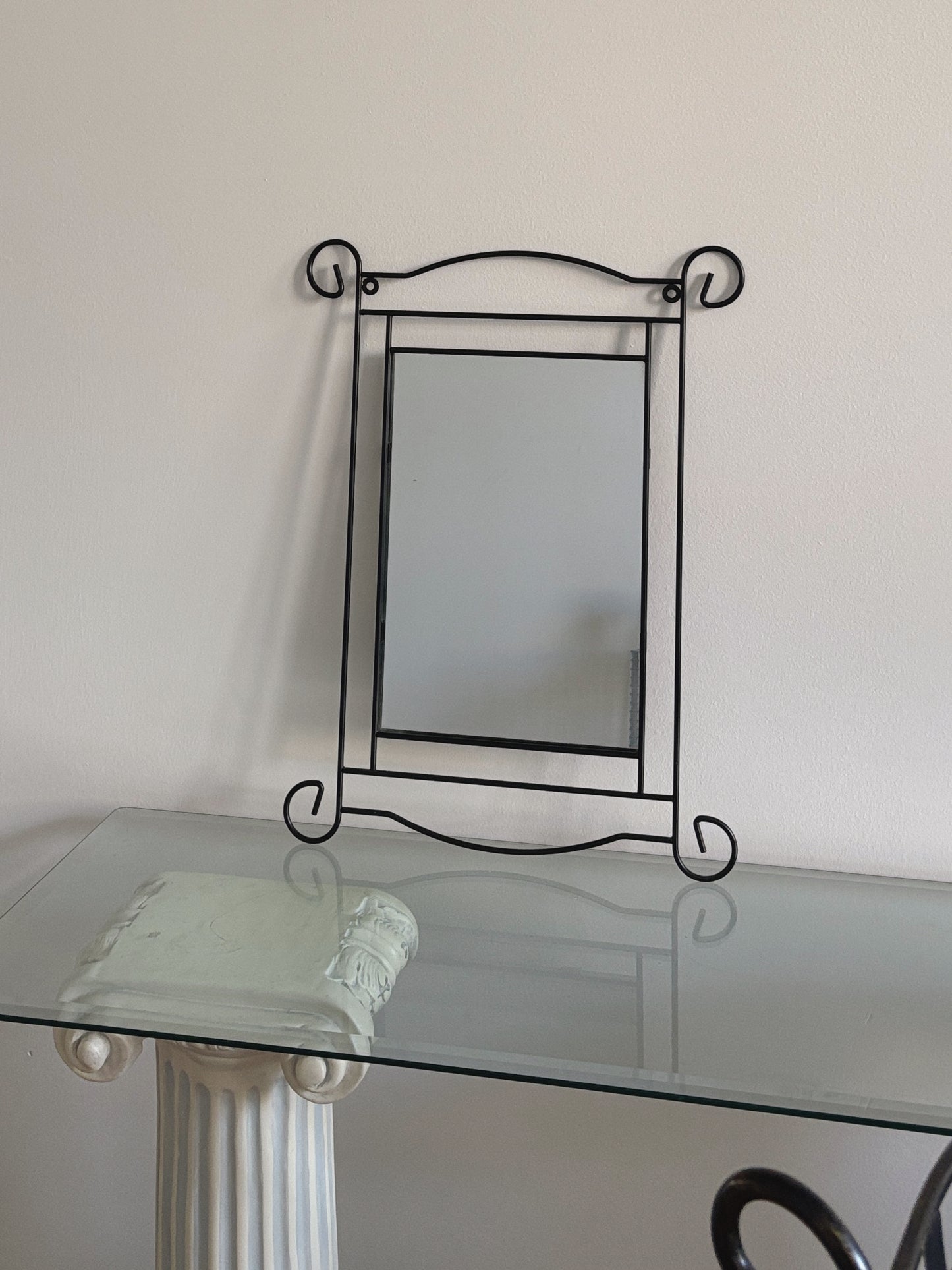 Curled Steel Mirror