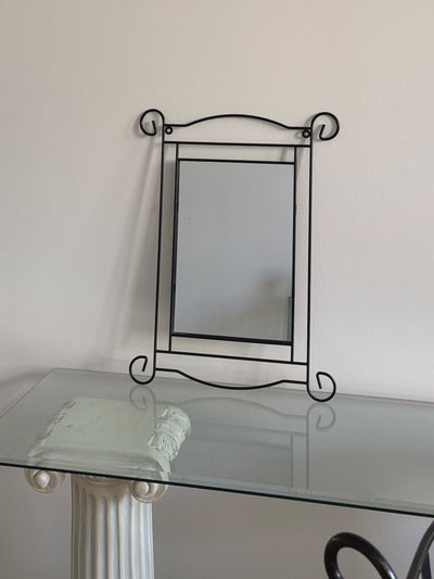 Curled Steel Mirror