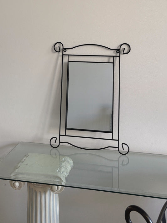 Curled Steel Mirror