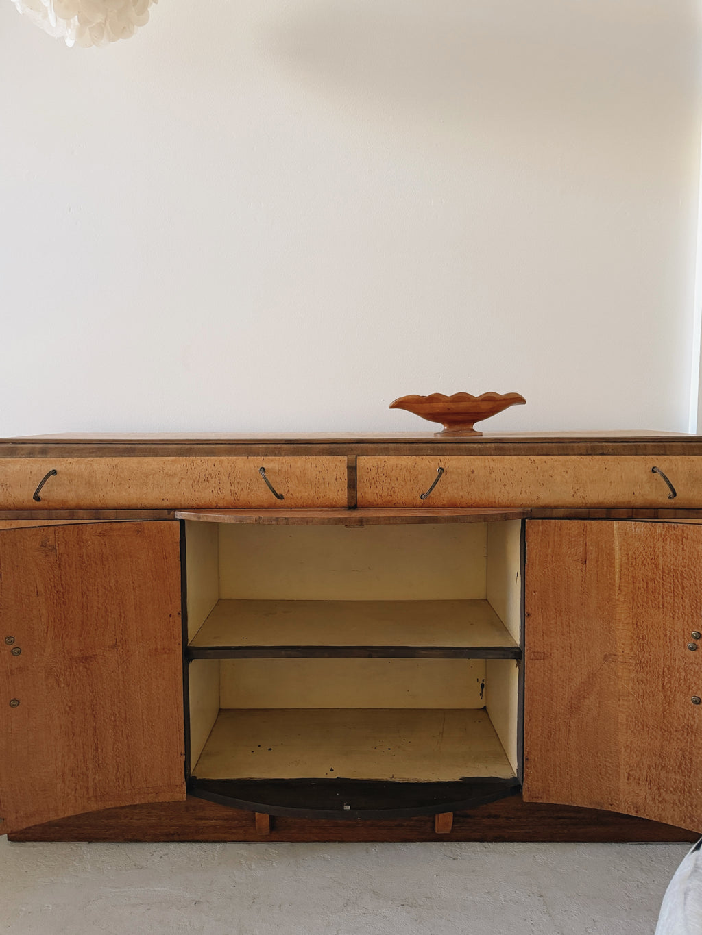 Art Deco Burl Sideboard