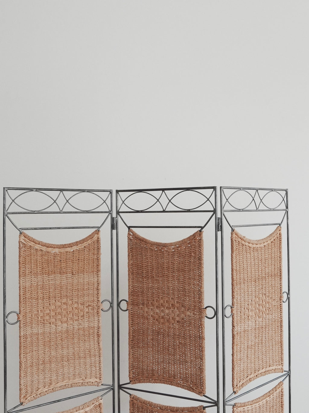 Wrought Iron Folding Screen