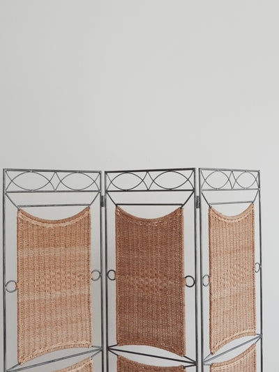 Wrought Iron Folding Screen