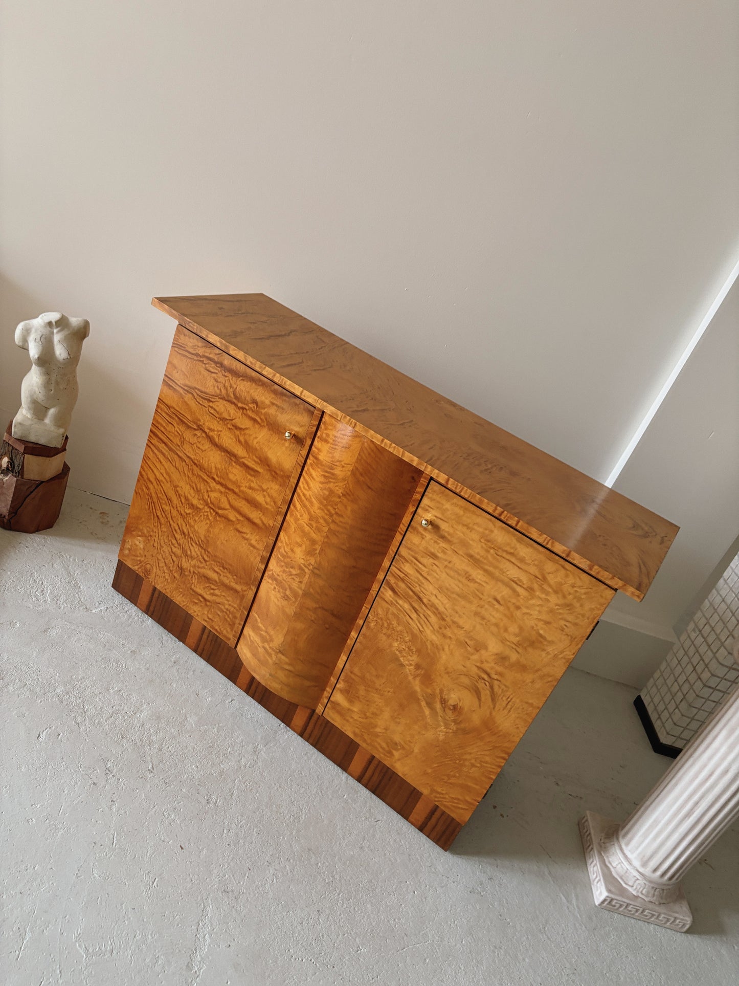 Art Deco Burr Sideboard