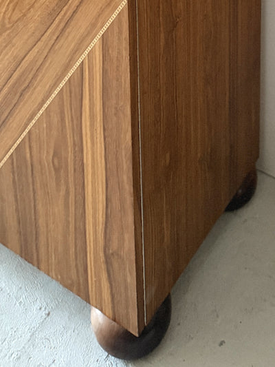 Art Deco Style Inlay Cabinets