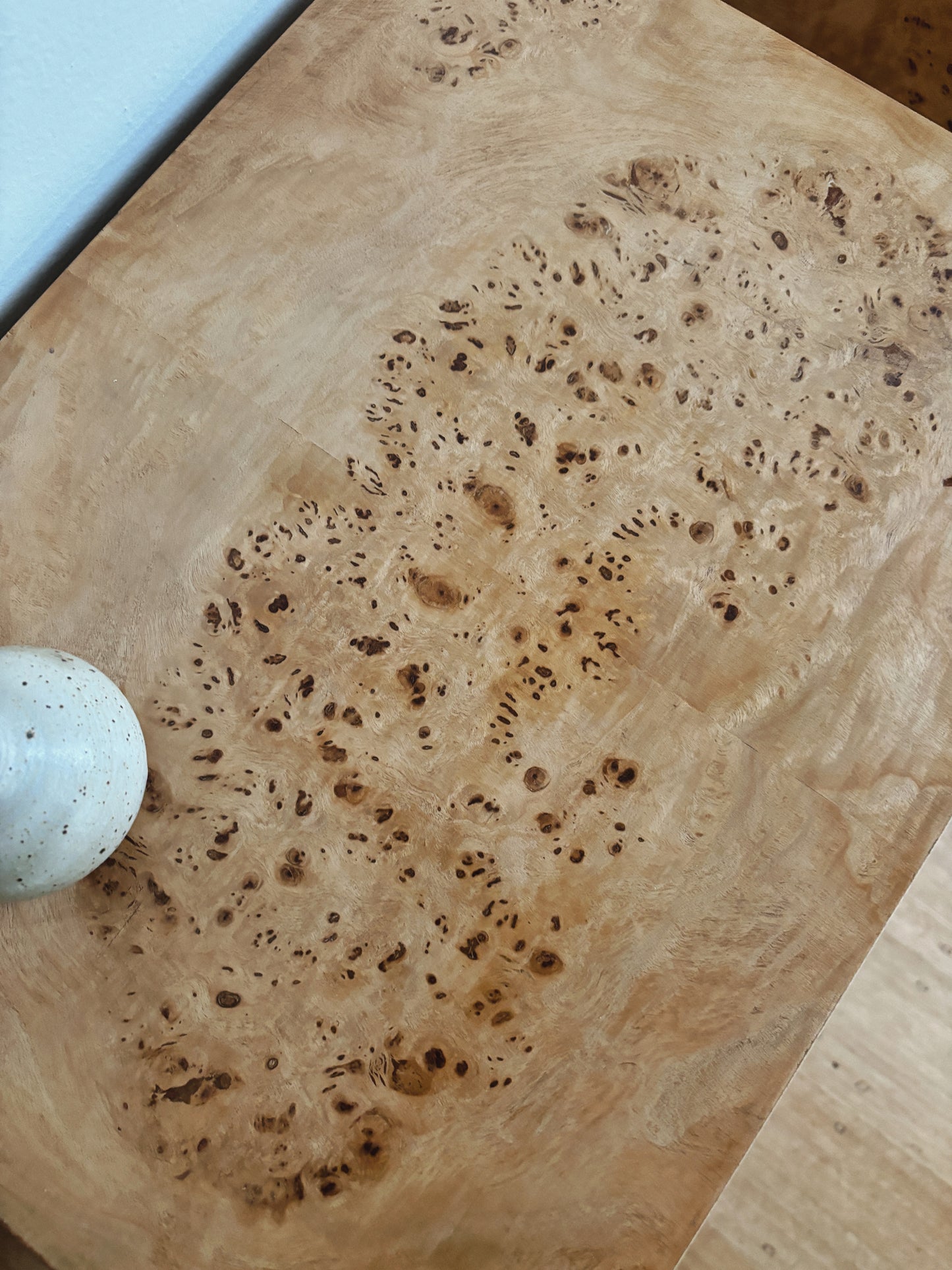 Burl Bedside Tables