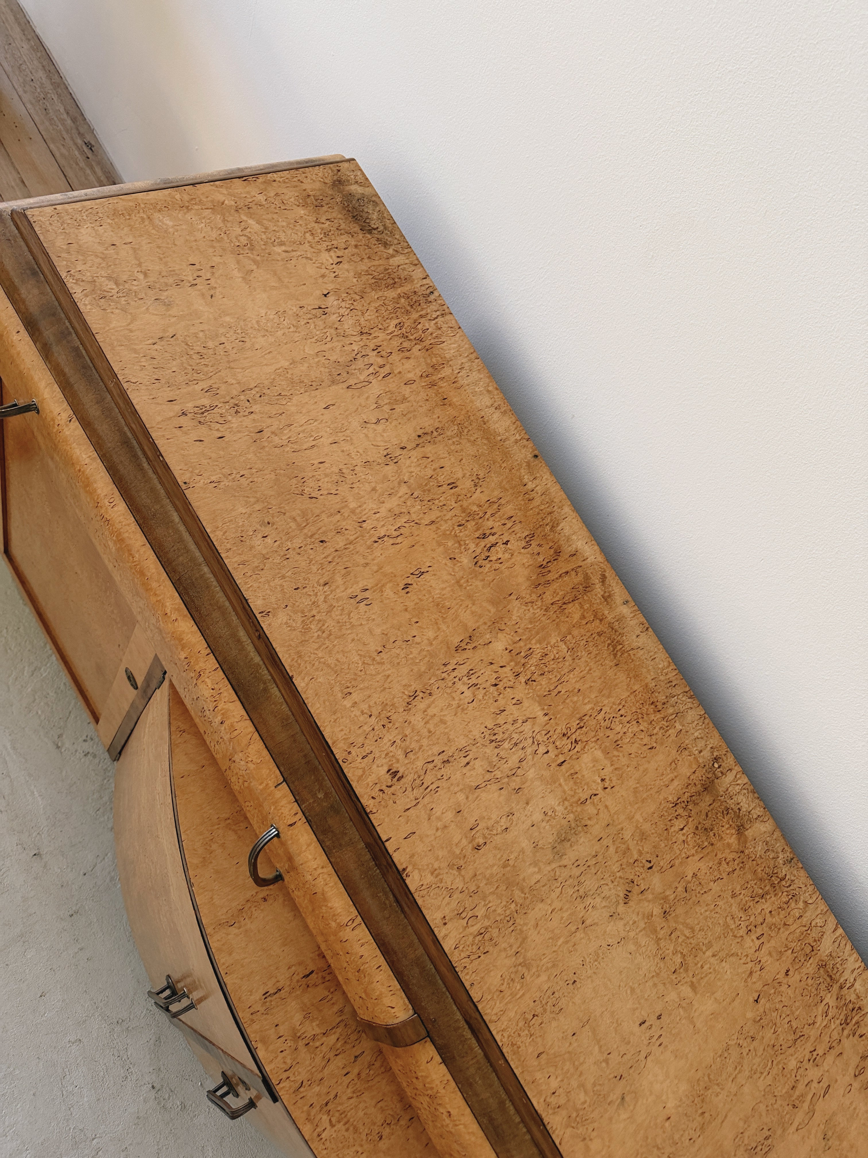Art Deco Burl Sideboard