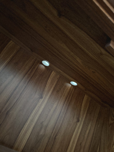 Art Deco Style Inlay Cabinets