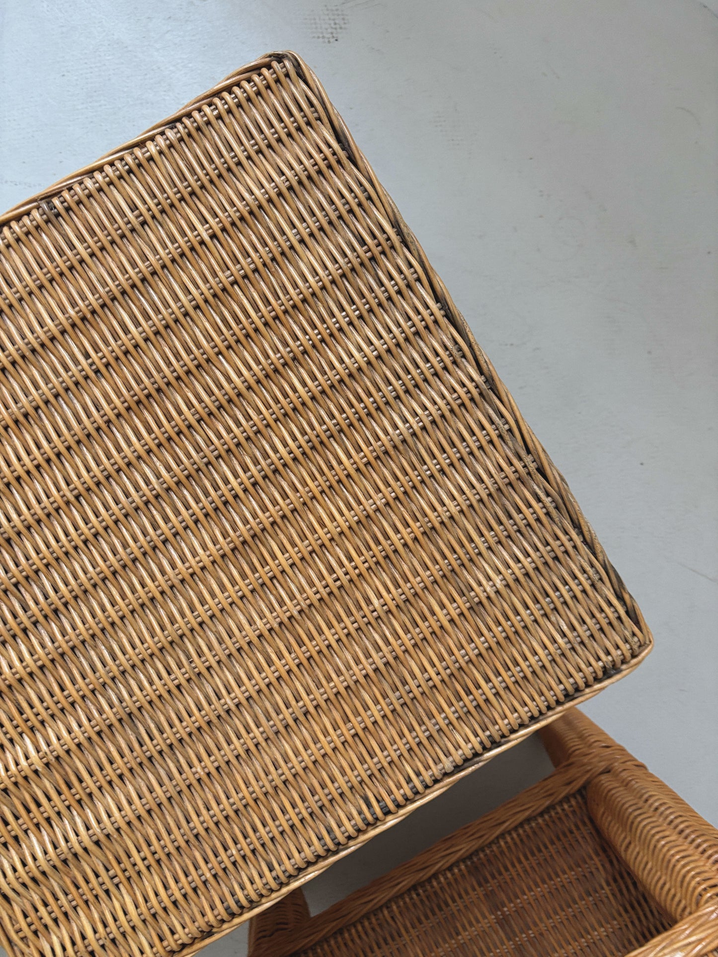 Pair of Rattan Bedside Tables