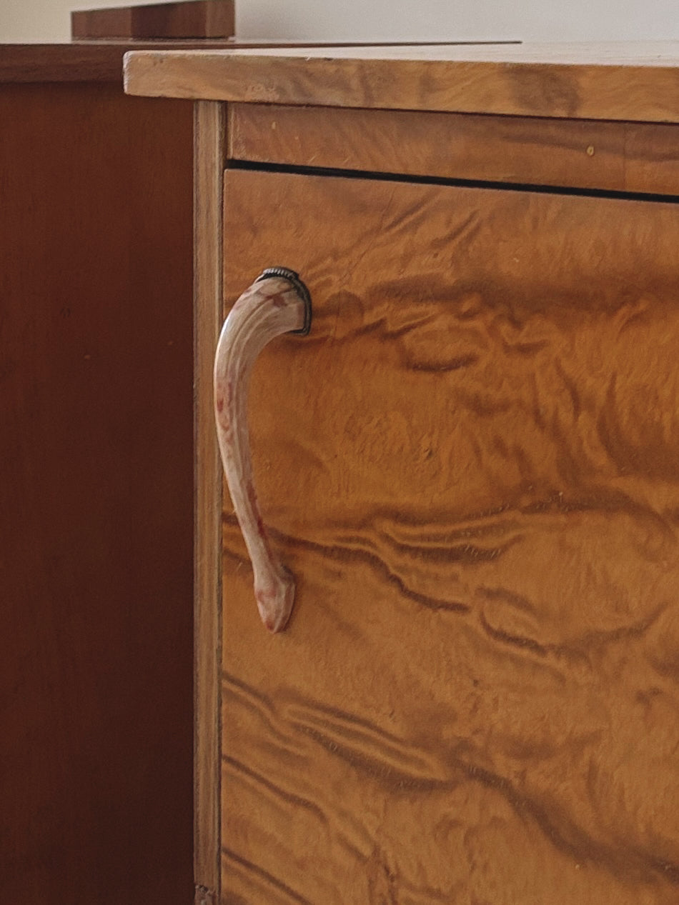 Art Deco Burr Bedside Tables