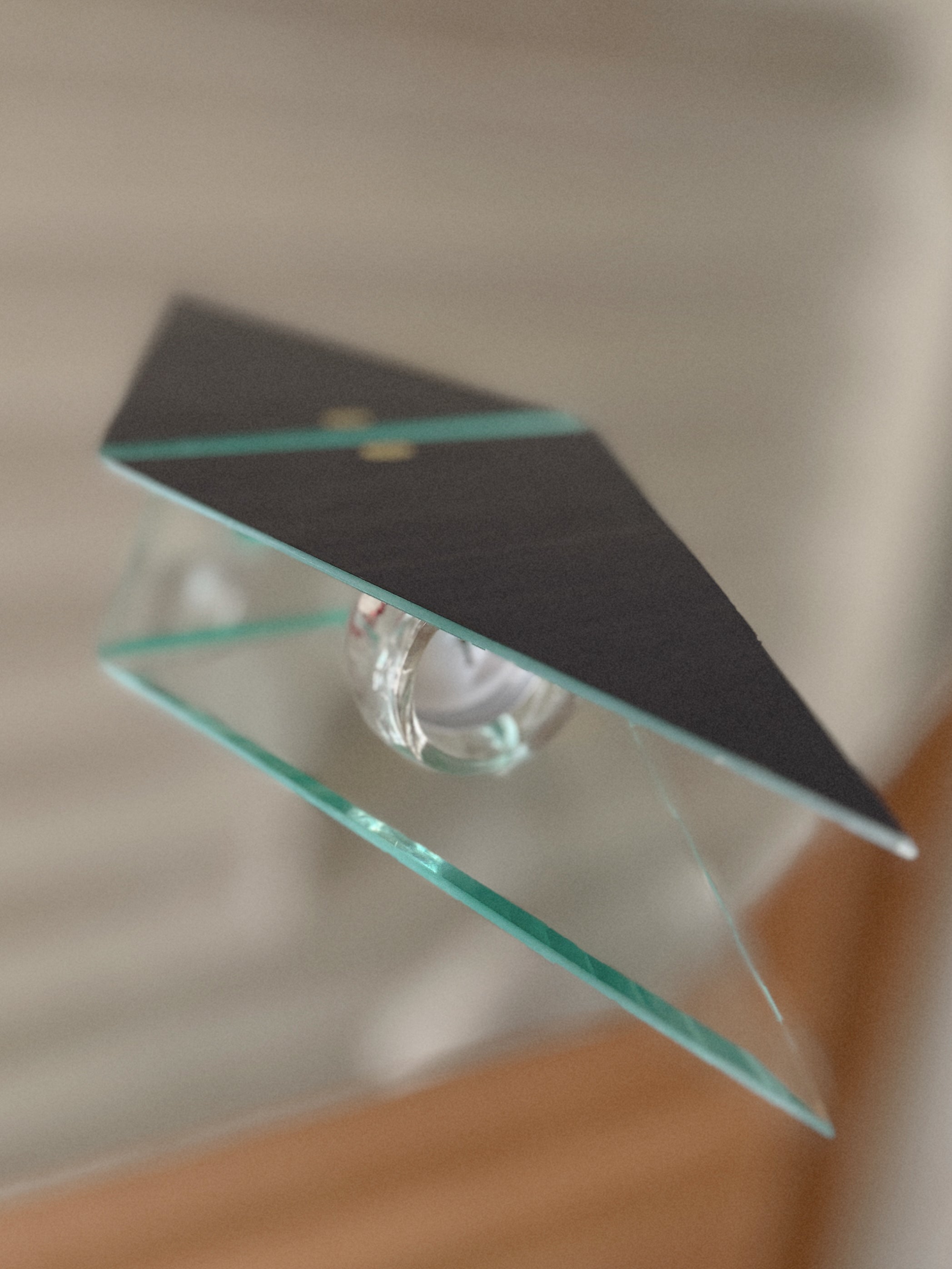 Triangle Mirror Candle Holder