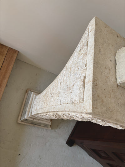 Fossil Stone Plinth