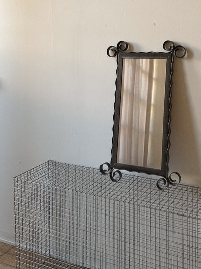 Curly Steel Mirror