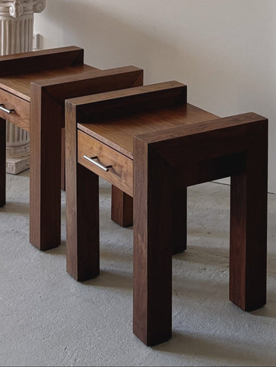 Chunky 1990s Bedside Tables