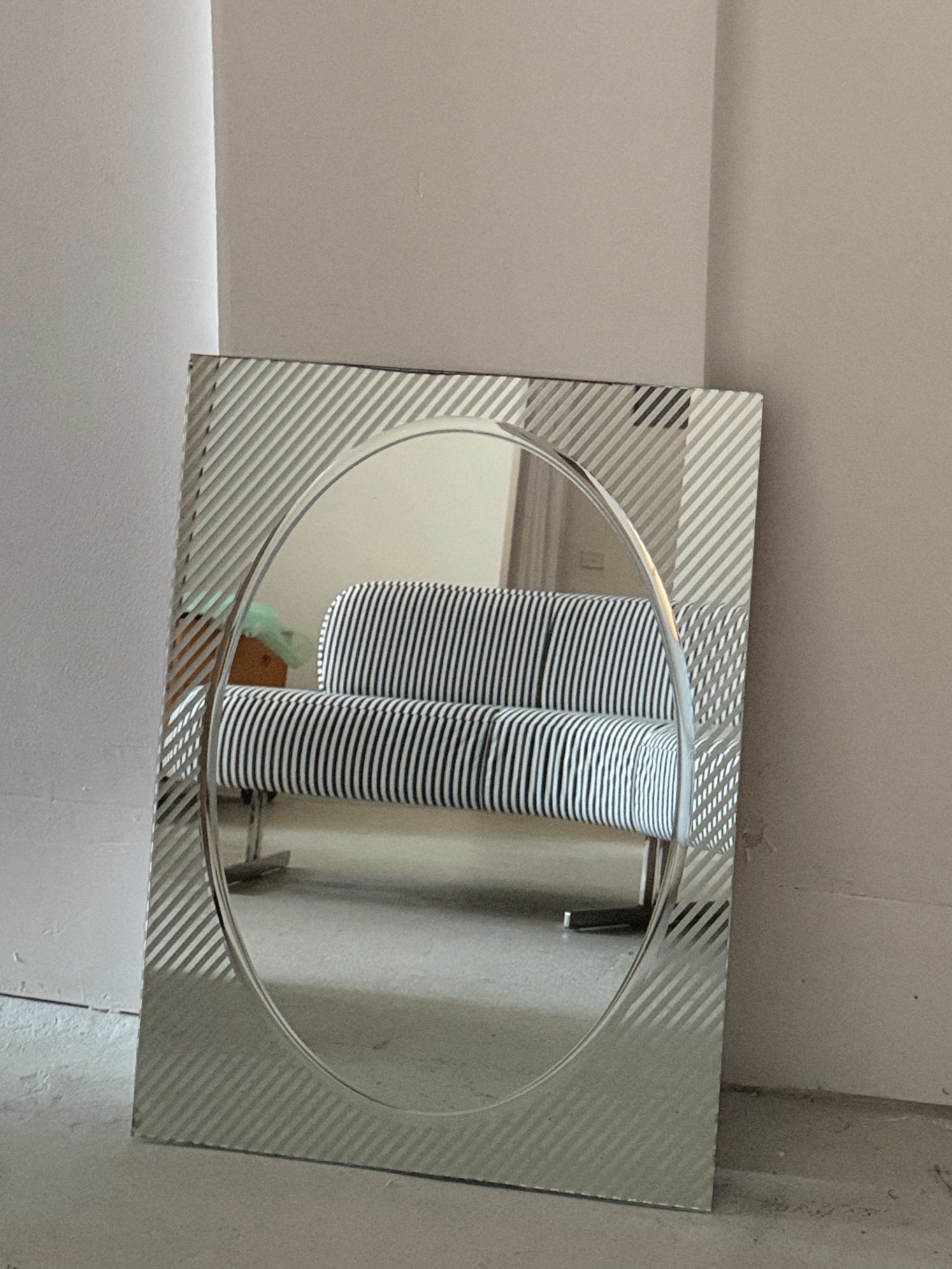 Etched 1980s Mirror