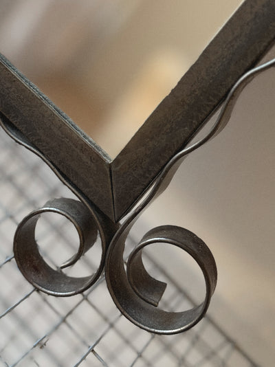 Curly Steel Mirror