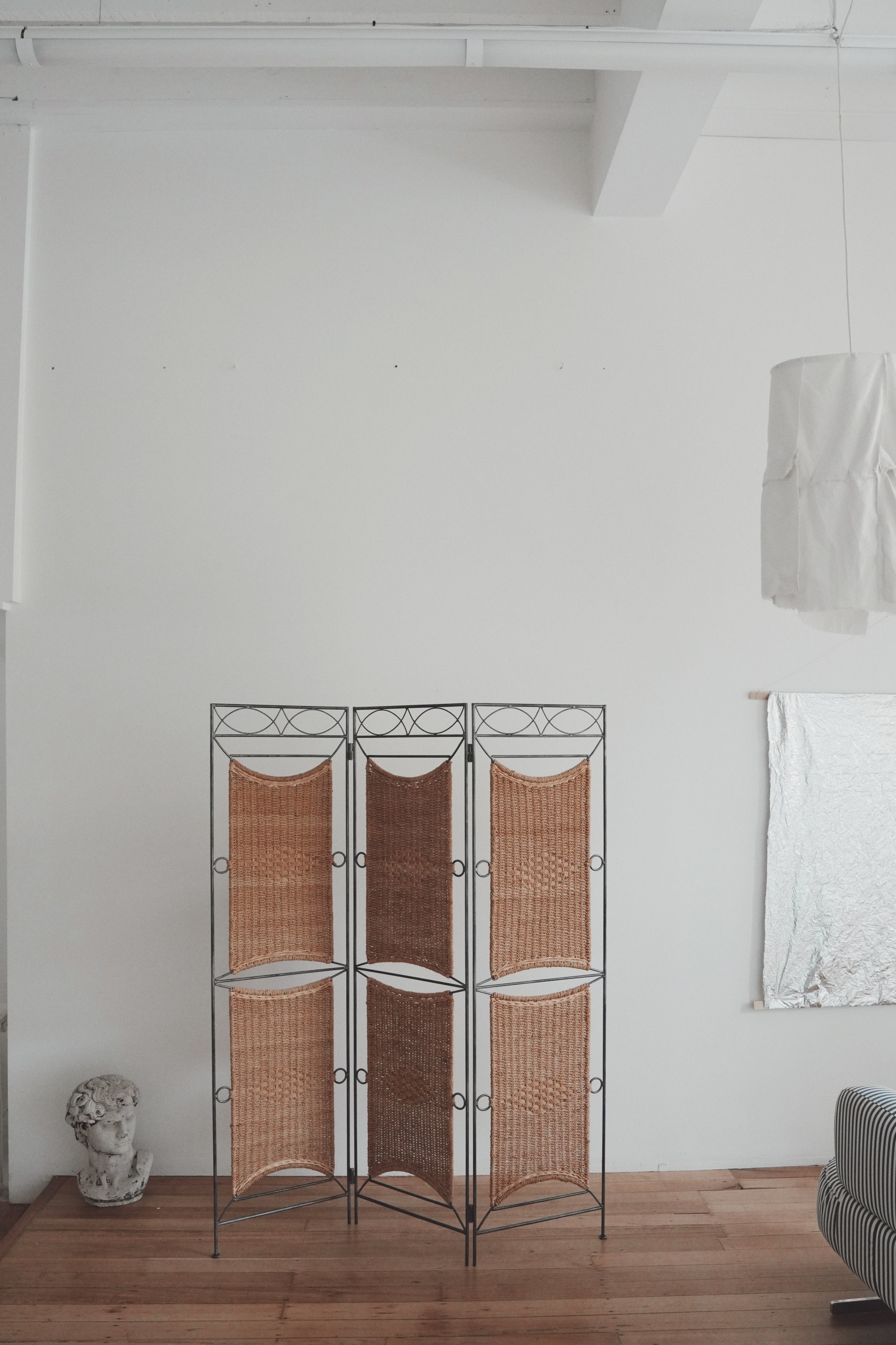 Wrought Iron Folding Screen