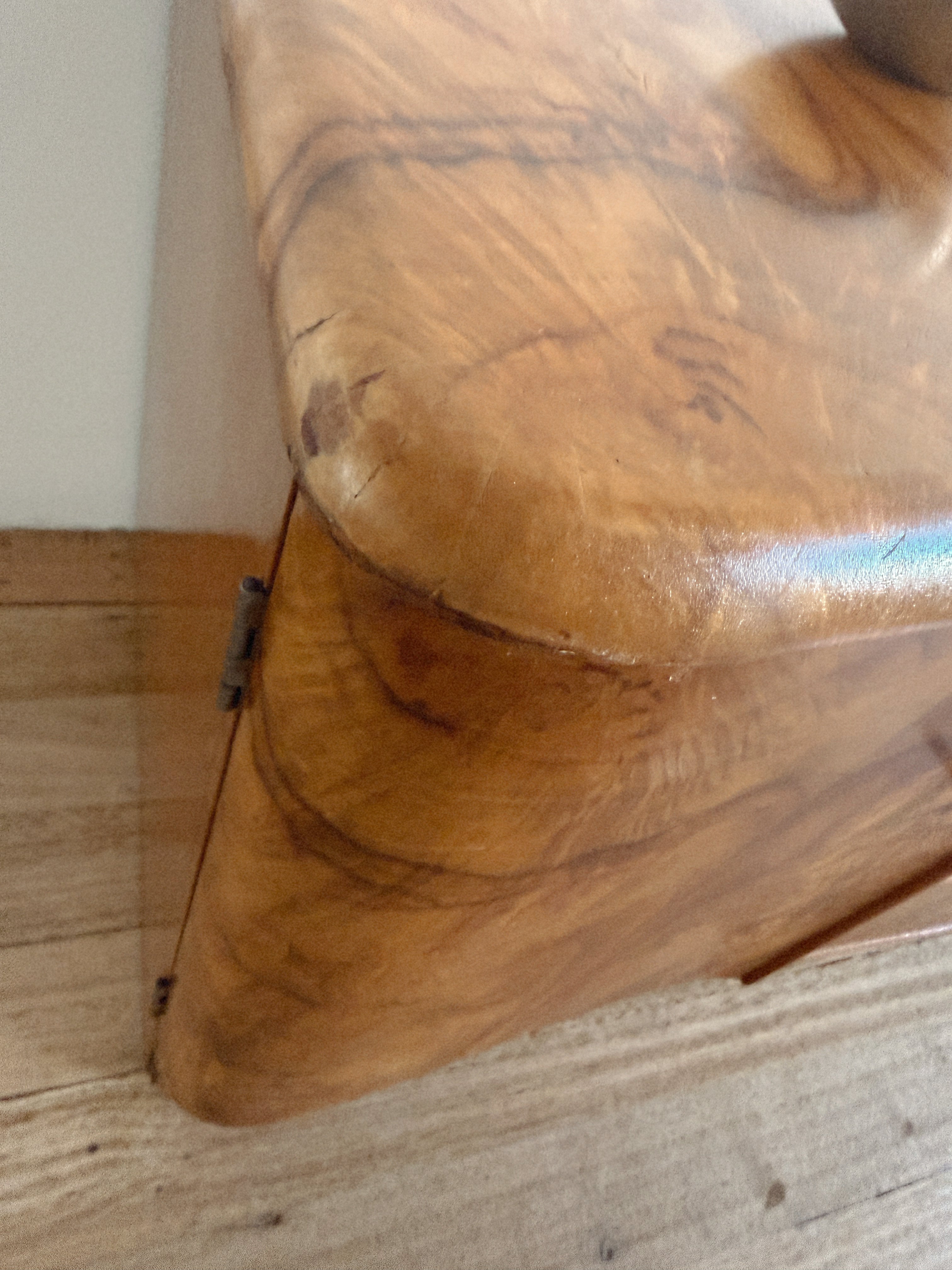 Walnut Burl Low Sideboard