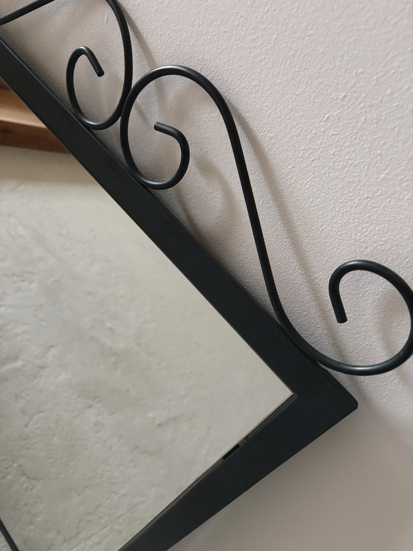 Curly Steel Mirror