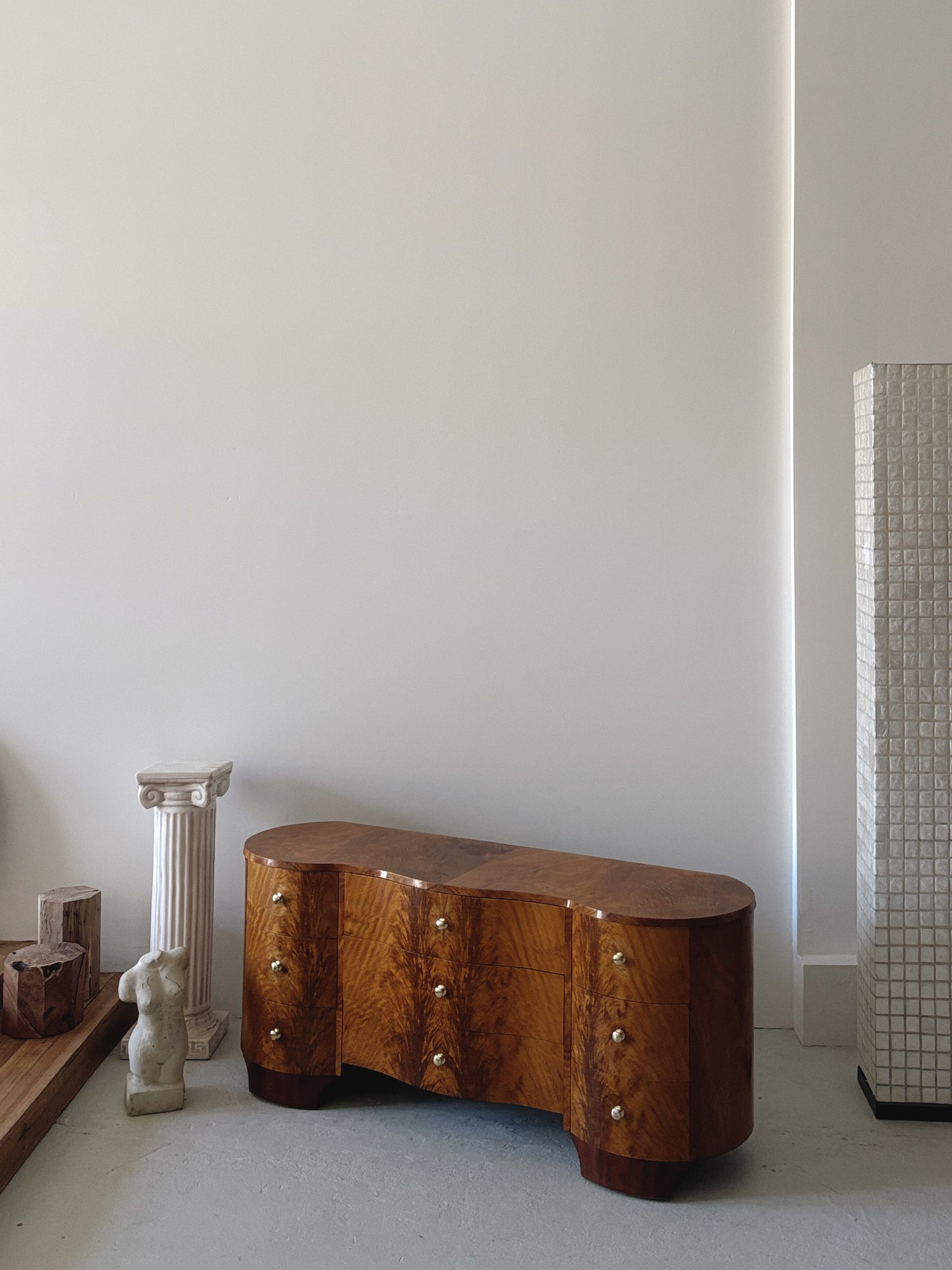 Vintage Low Curved Drawers