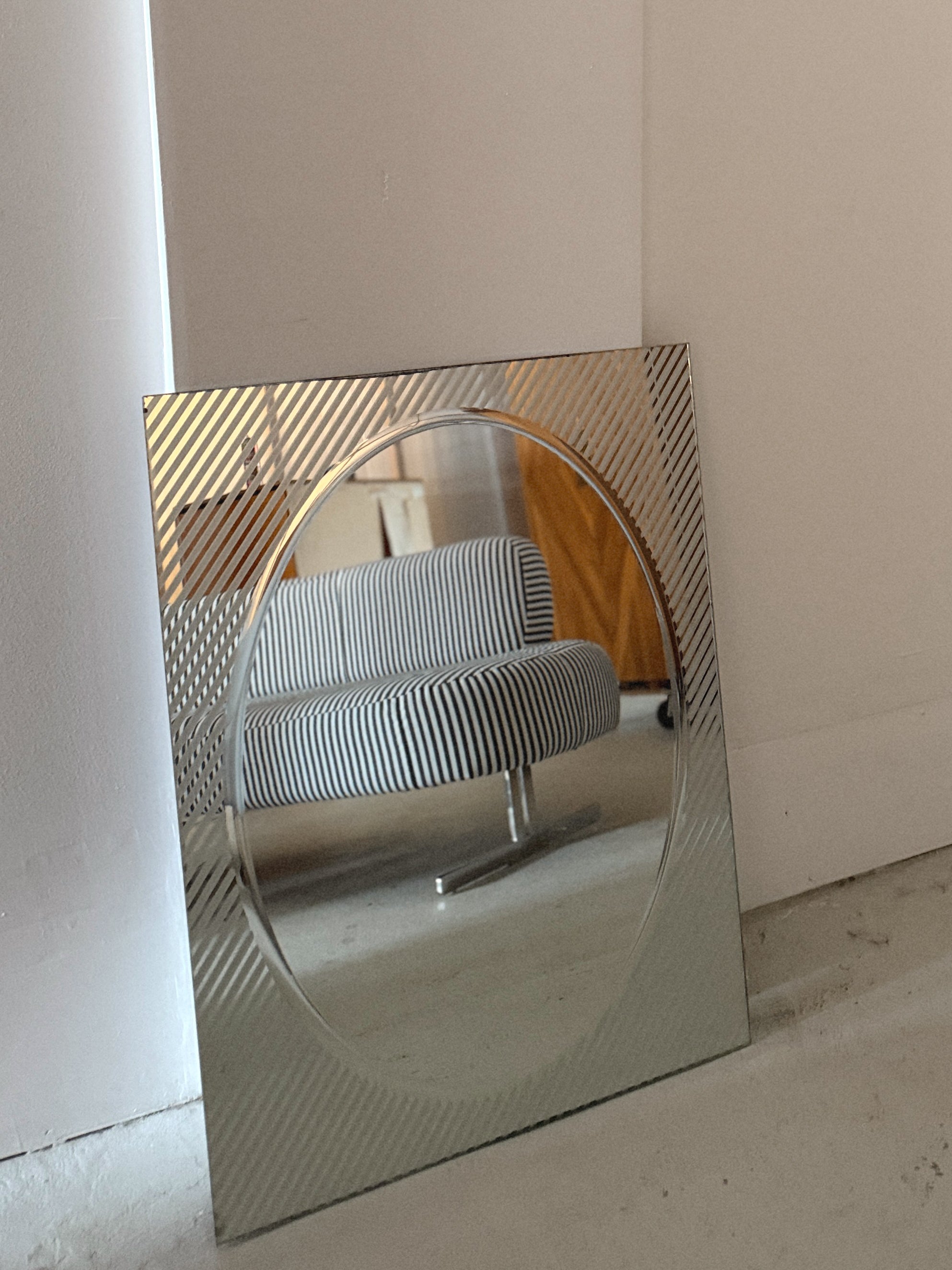 Etched 1980s Mirror