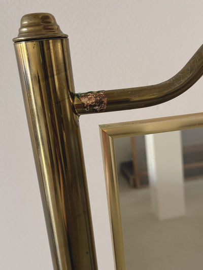 Brass Standing Mirror