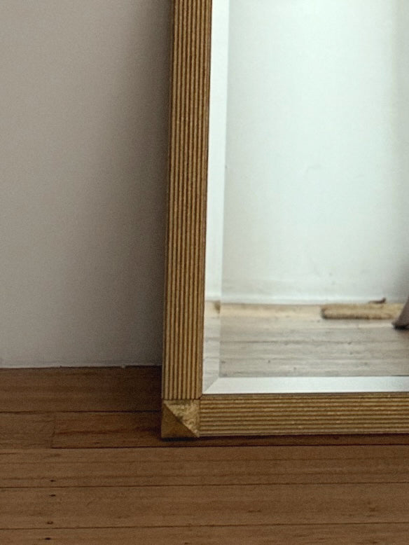 Gold Framed Square Mirror