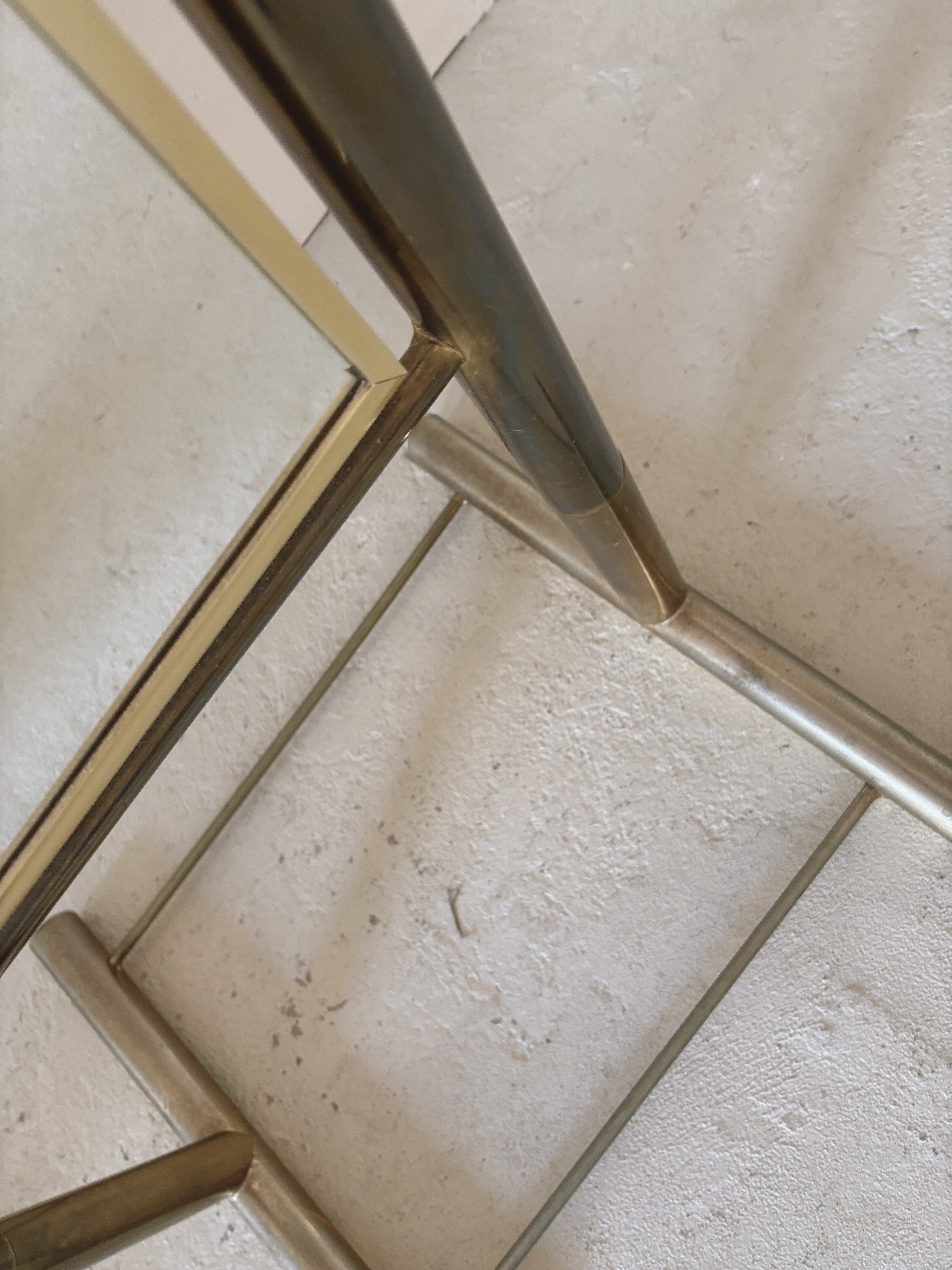 Brass Standing Mirror
