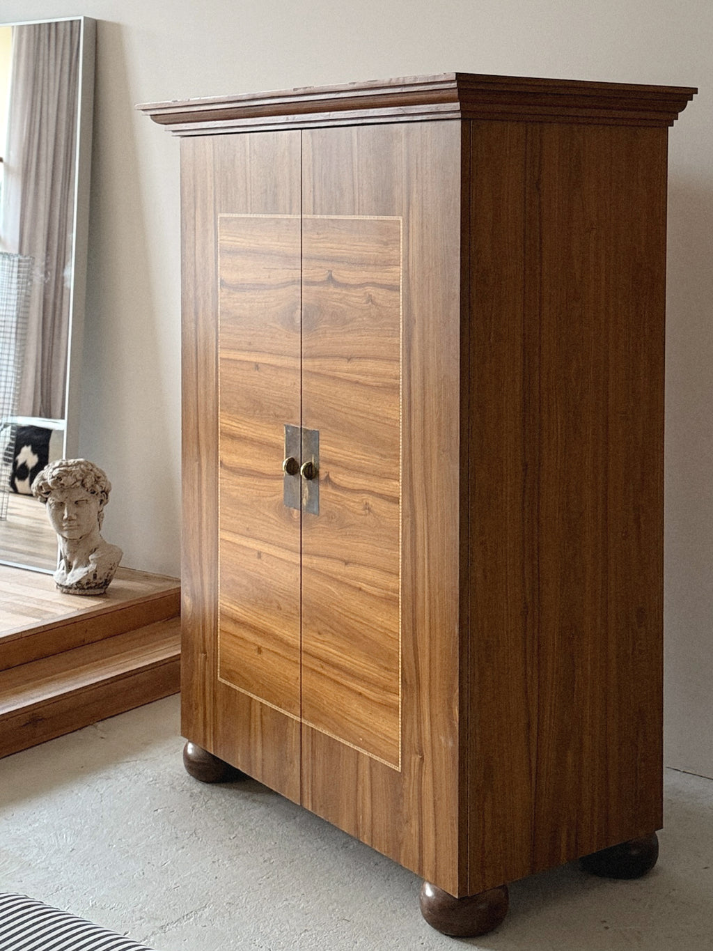 Art Deco Style Inlay Cabinets