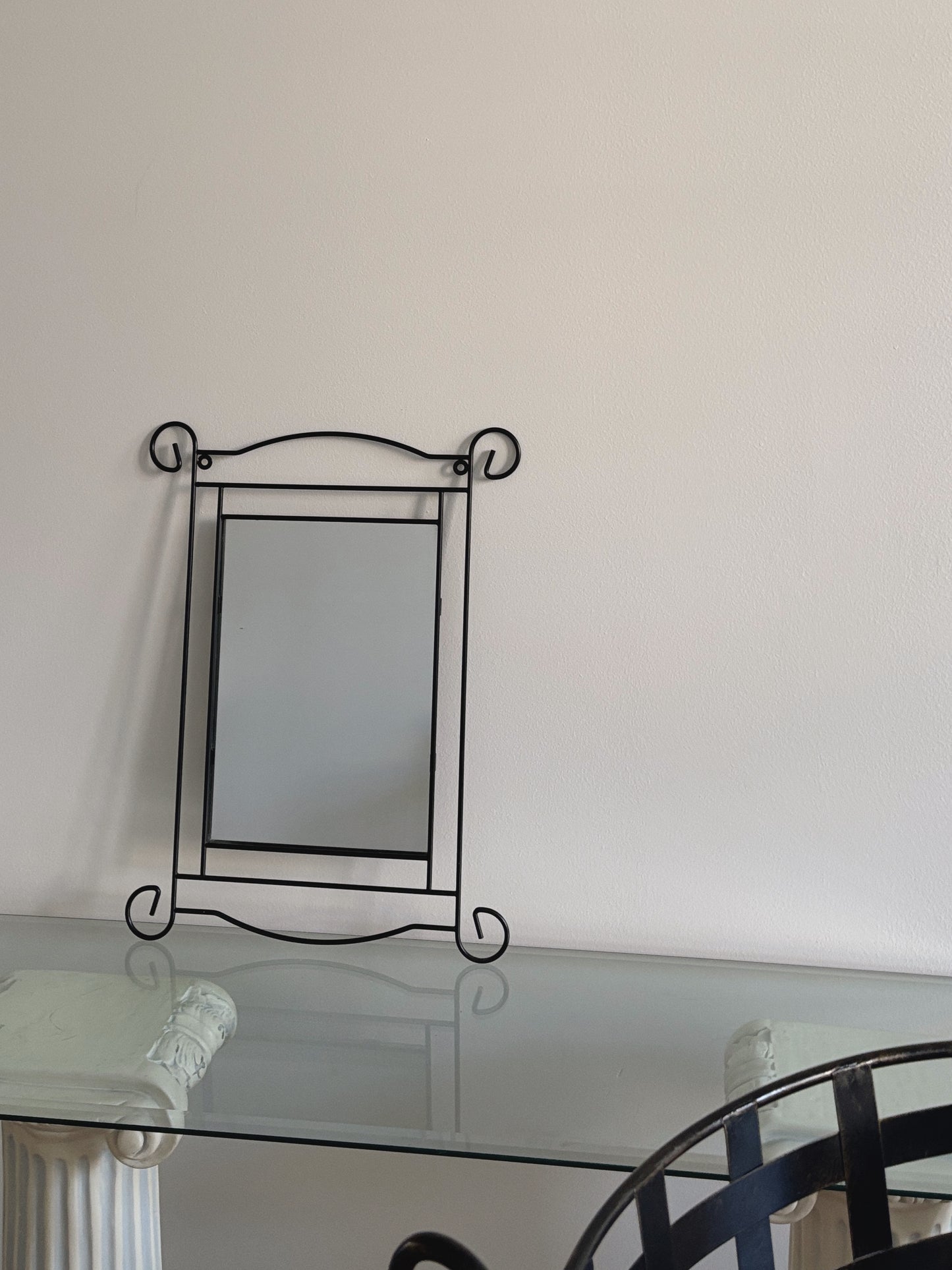 Curled Steel Mirror