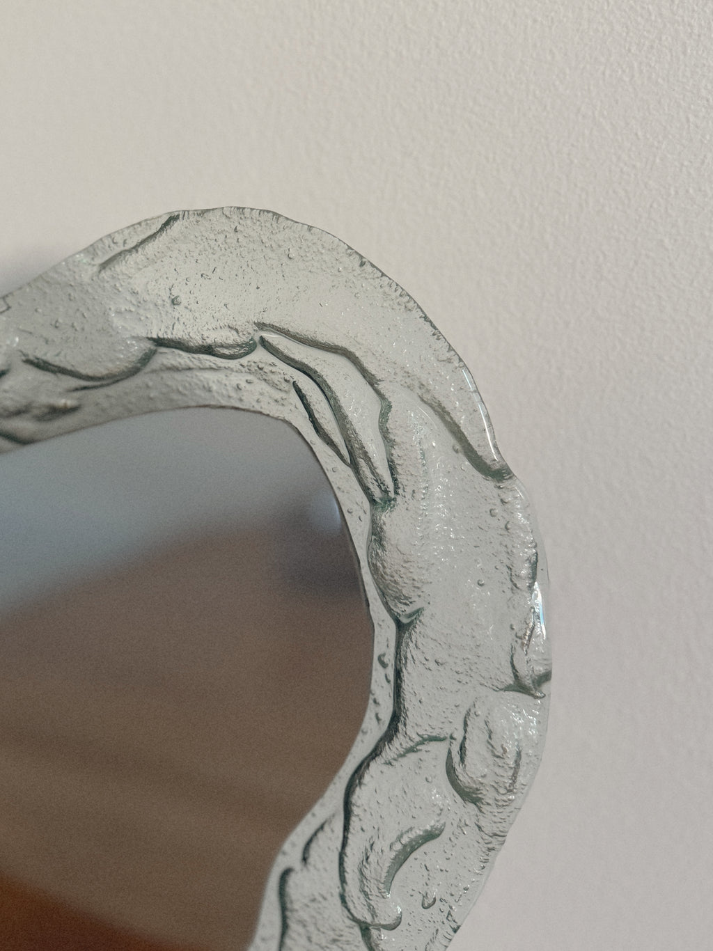 Glass Heart Mirror