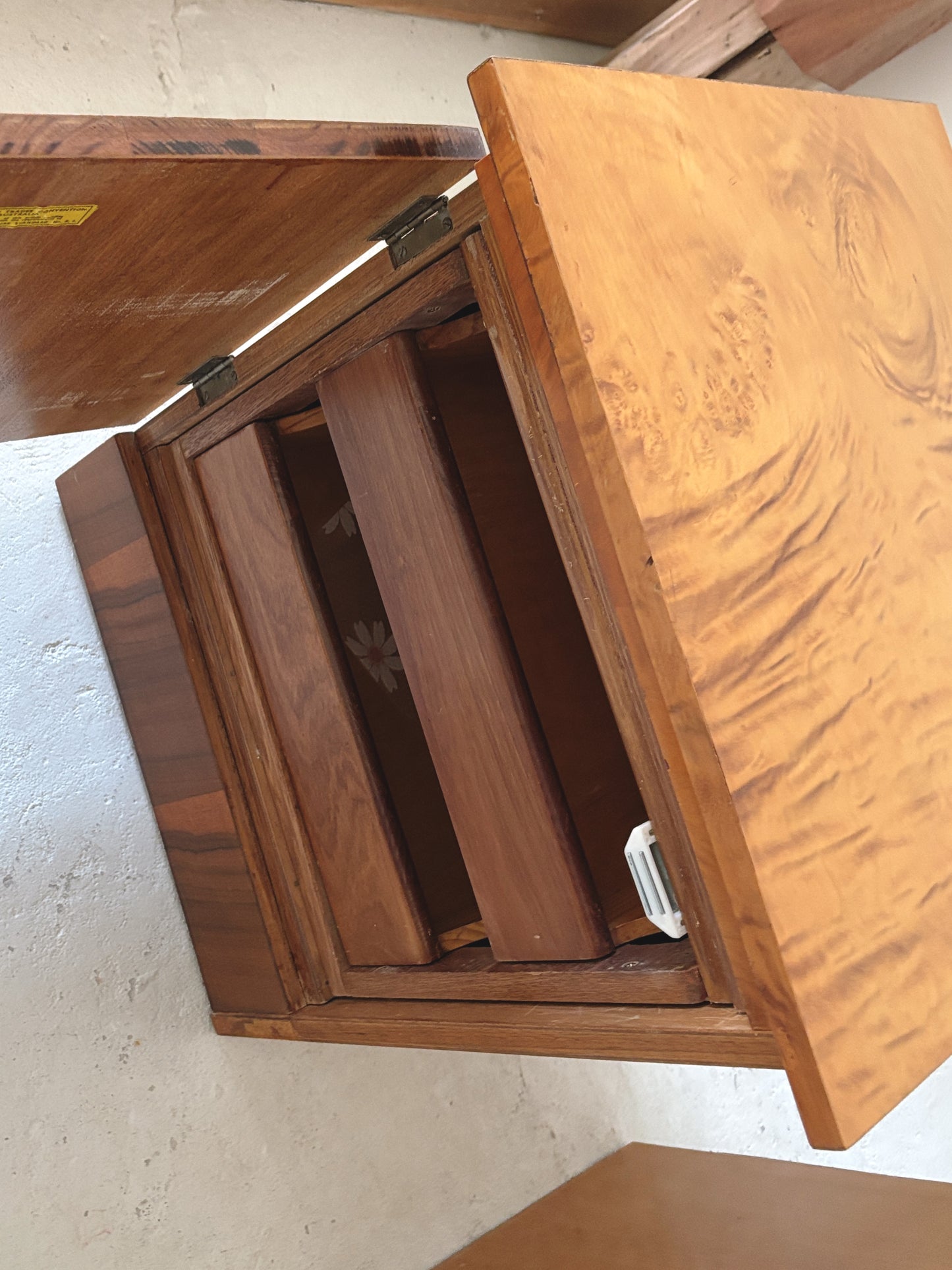 Art Deco Burr Bedside Tables