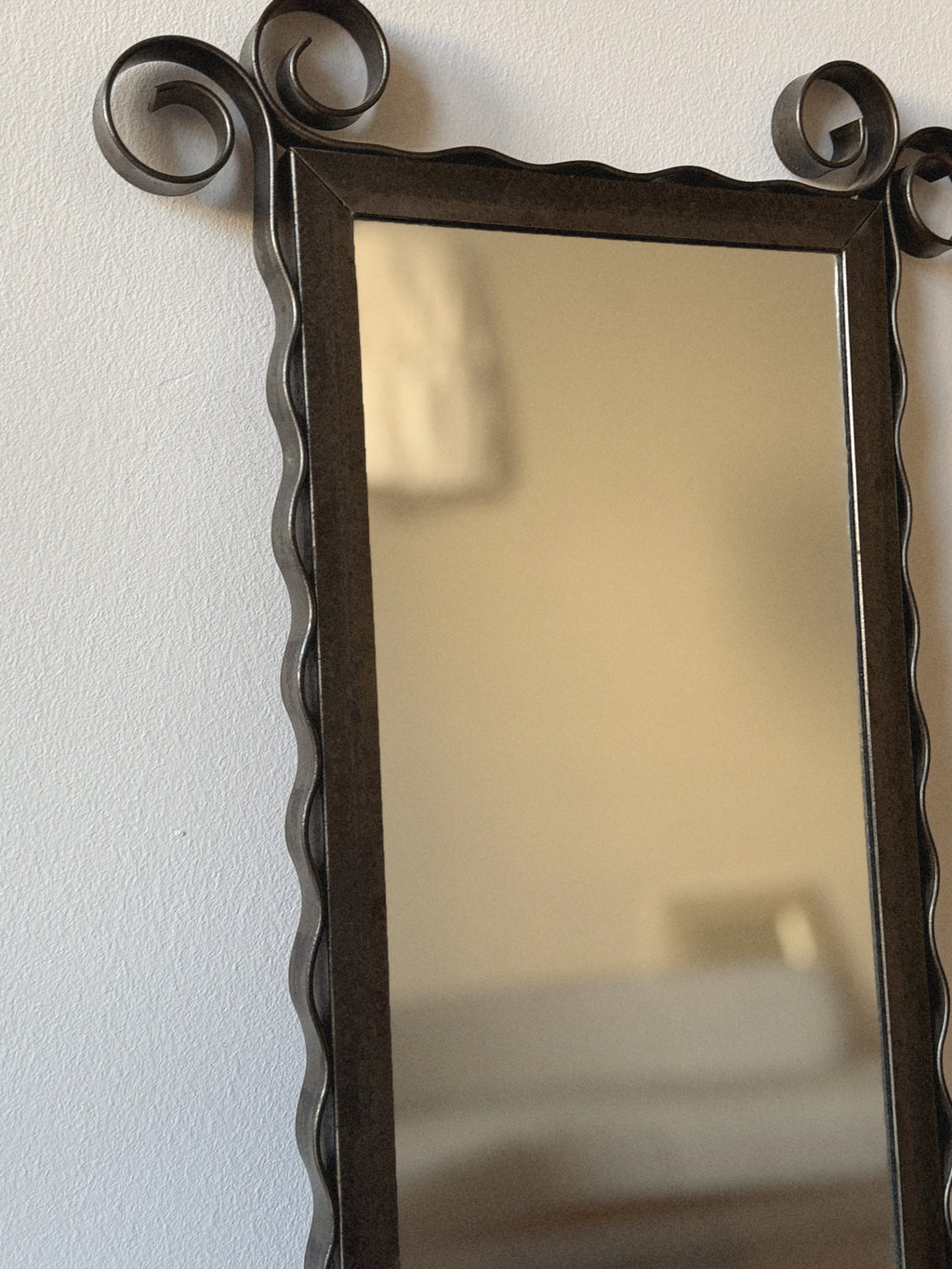 Curly Steel Mirror