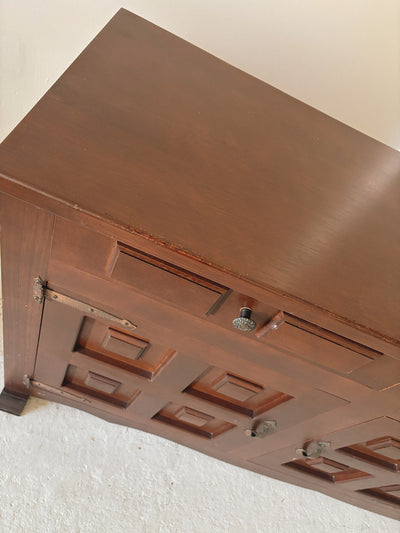 1970s Brutalist Walnut Sideboard