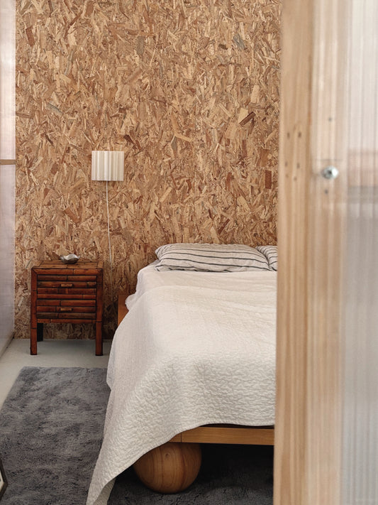 Dark Bamboo Bedside Tables