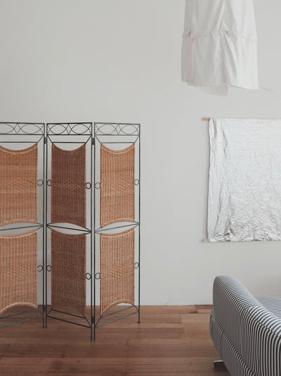 Wrought Iron Folding Screen