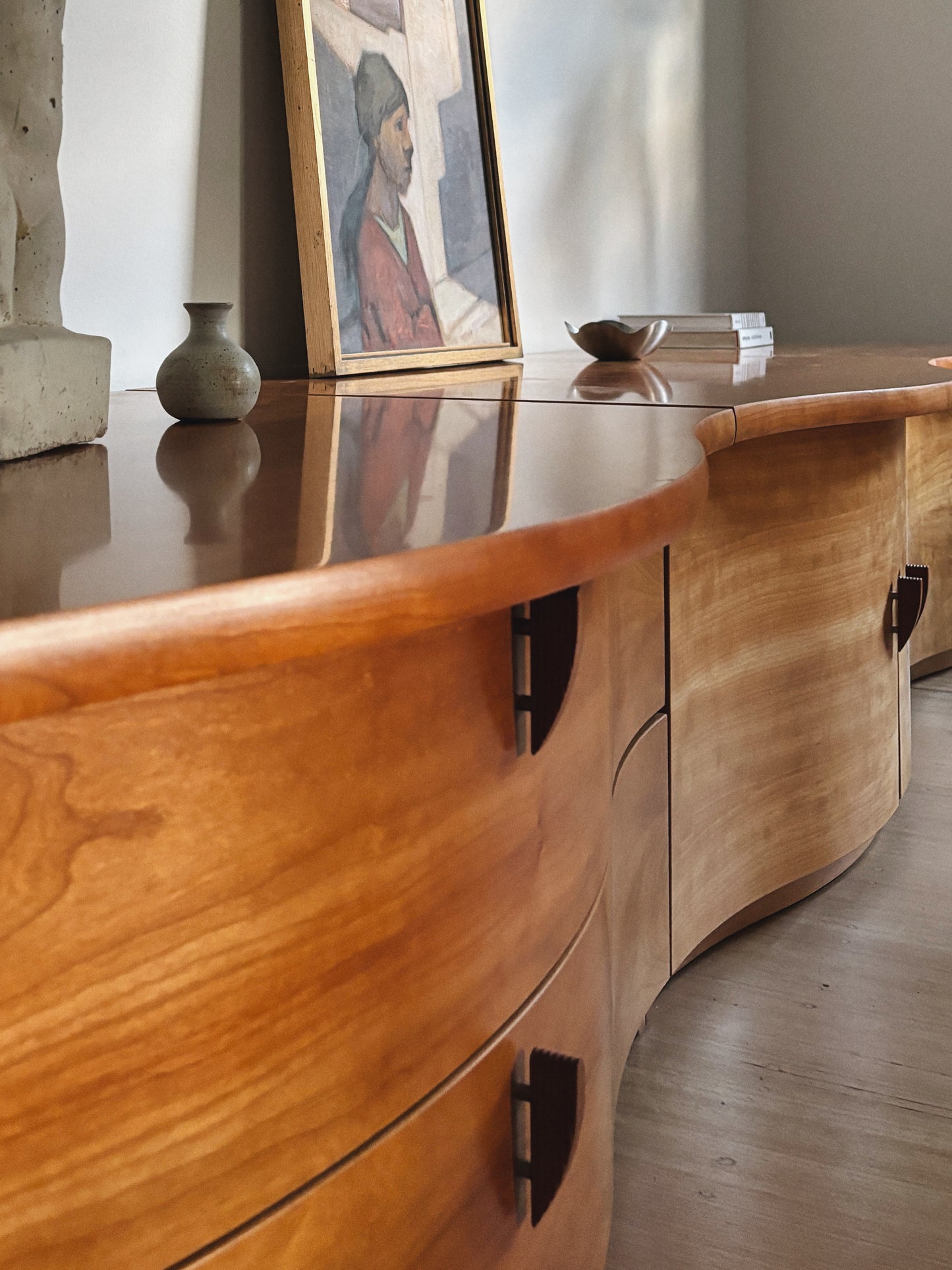 Danish Wave Front Sideboard