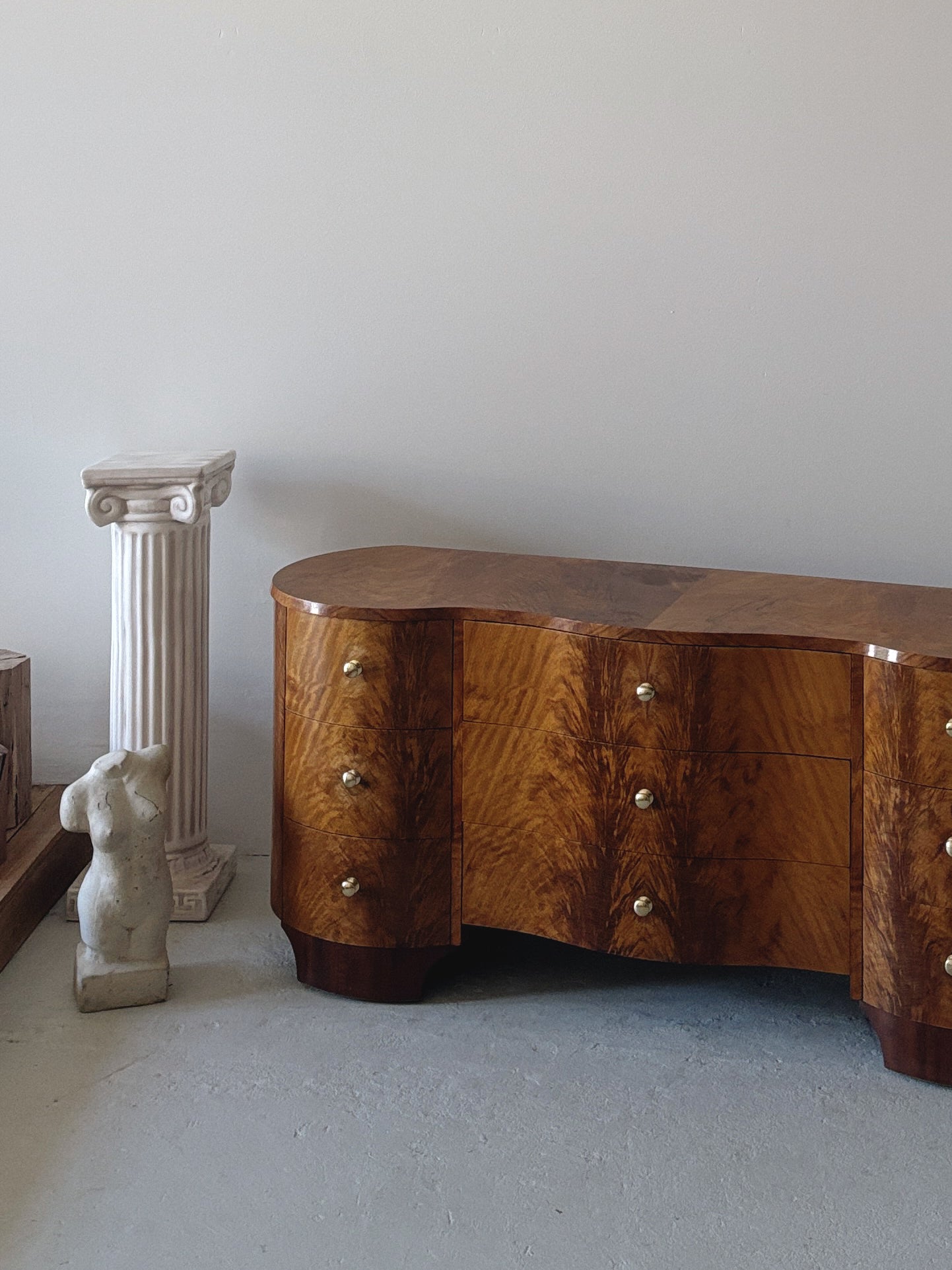 Vintage Low Curved Drawers