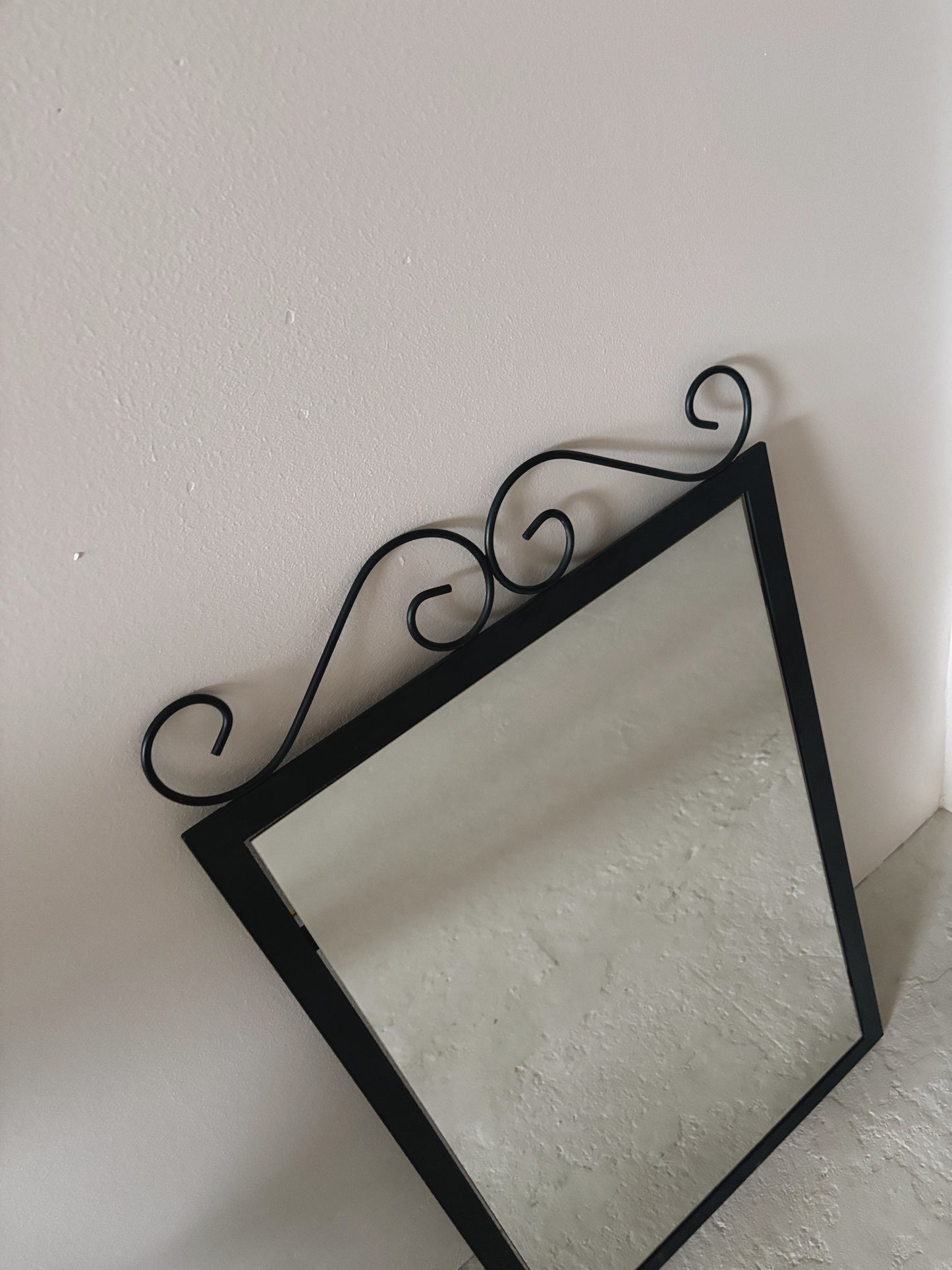 Curly Steel Mirror