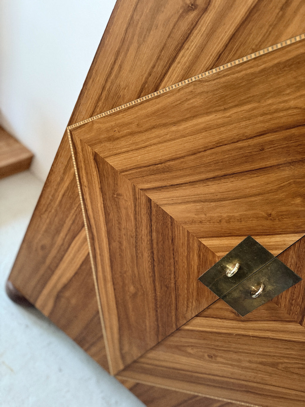 Art Deco Style Inlay Cabinets