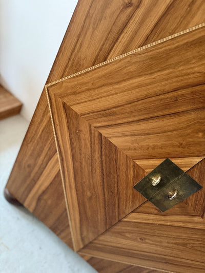 Art Deco Style Inlay Cabinets