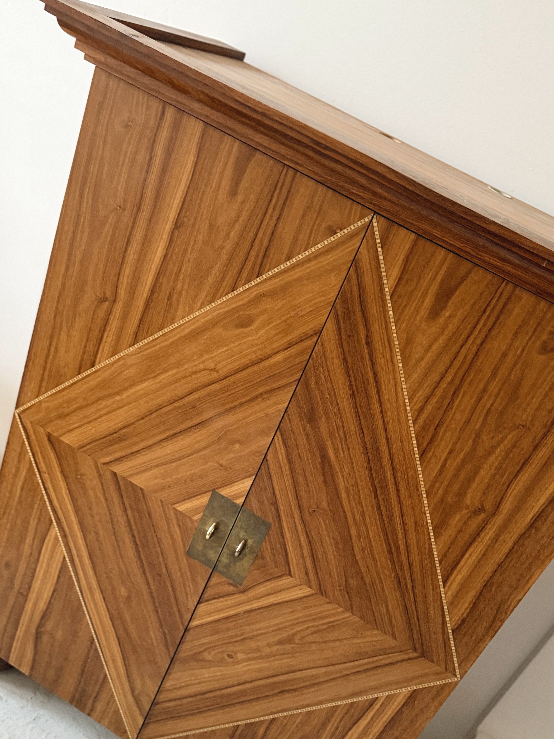 Art Deco Style Inlay Cabinets