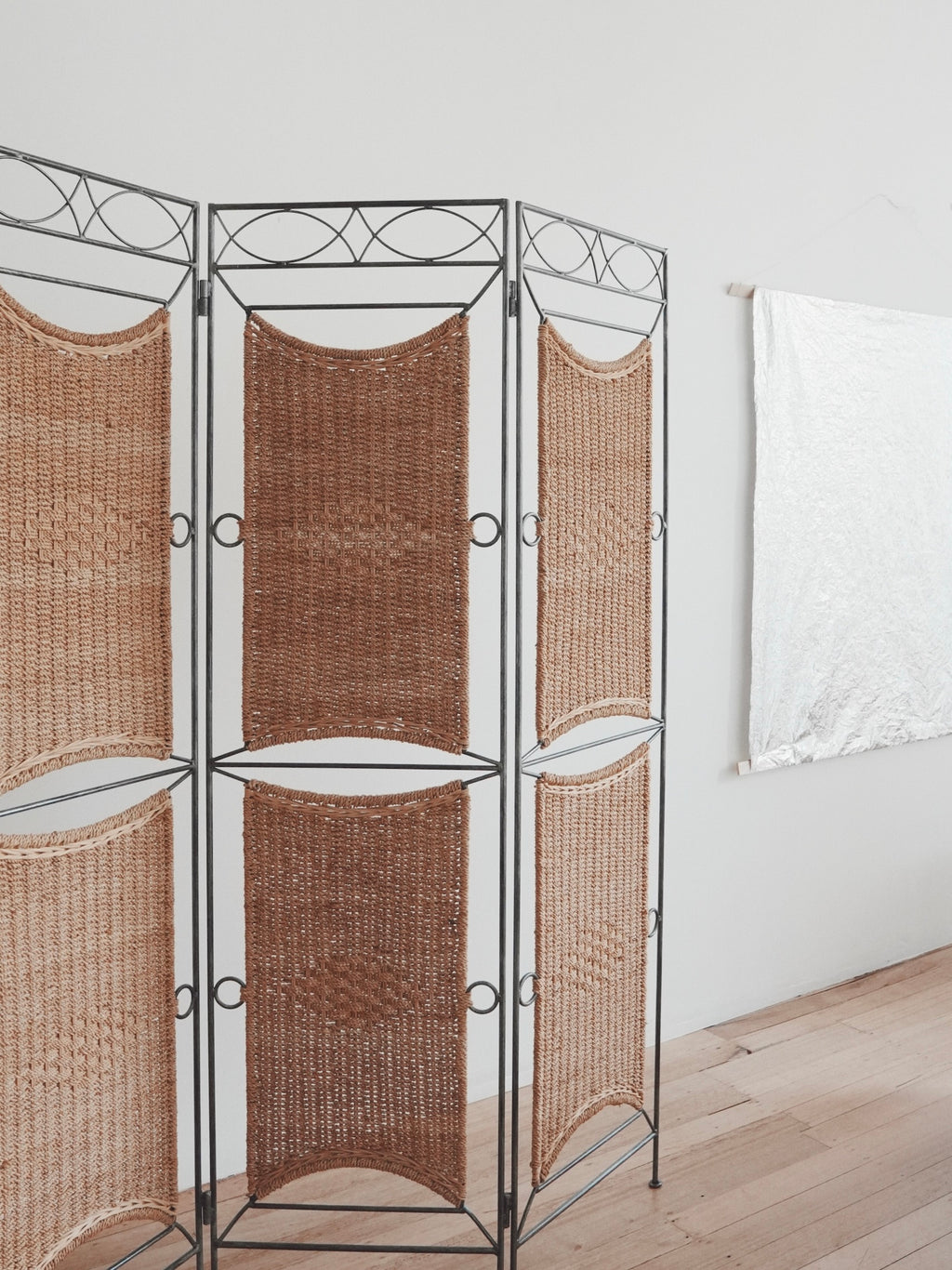 Wrought Iron Folding Screen